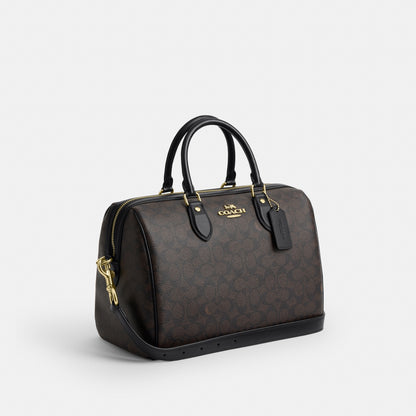 Rowan Large Satchel Bag In Signature Canvas