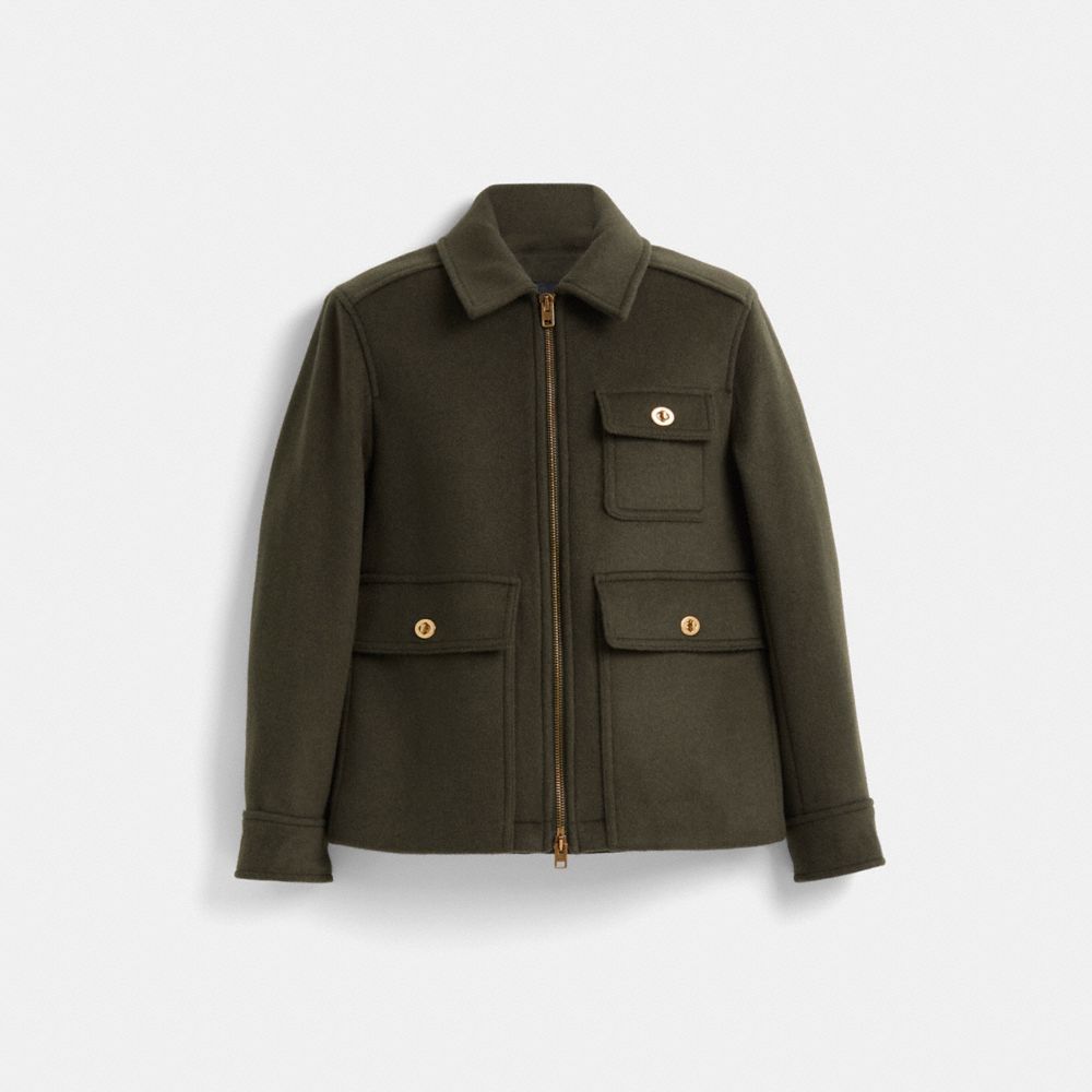 Restored Short Wool Coat