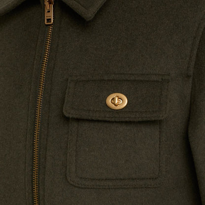 Restored Short Wool Coat