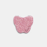 Glitter Butterfly Compact Mirror