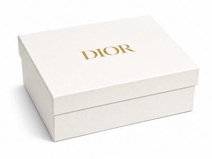 DIOR Patent Faux Leather Red Top Handle Beauty Bag + DIOR Gift Box VIP EDITION