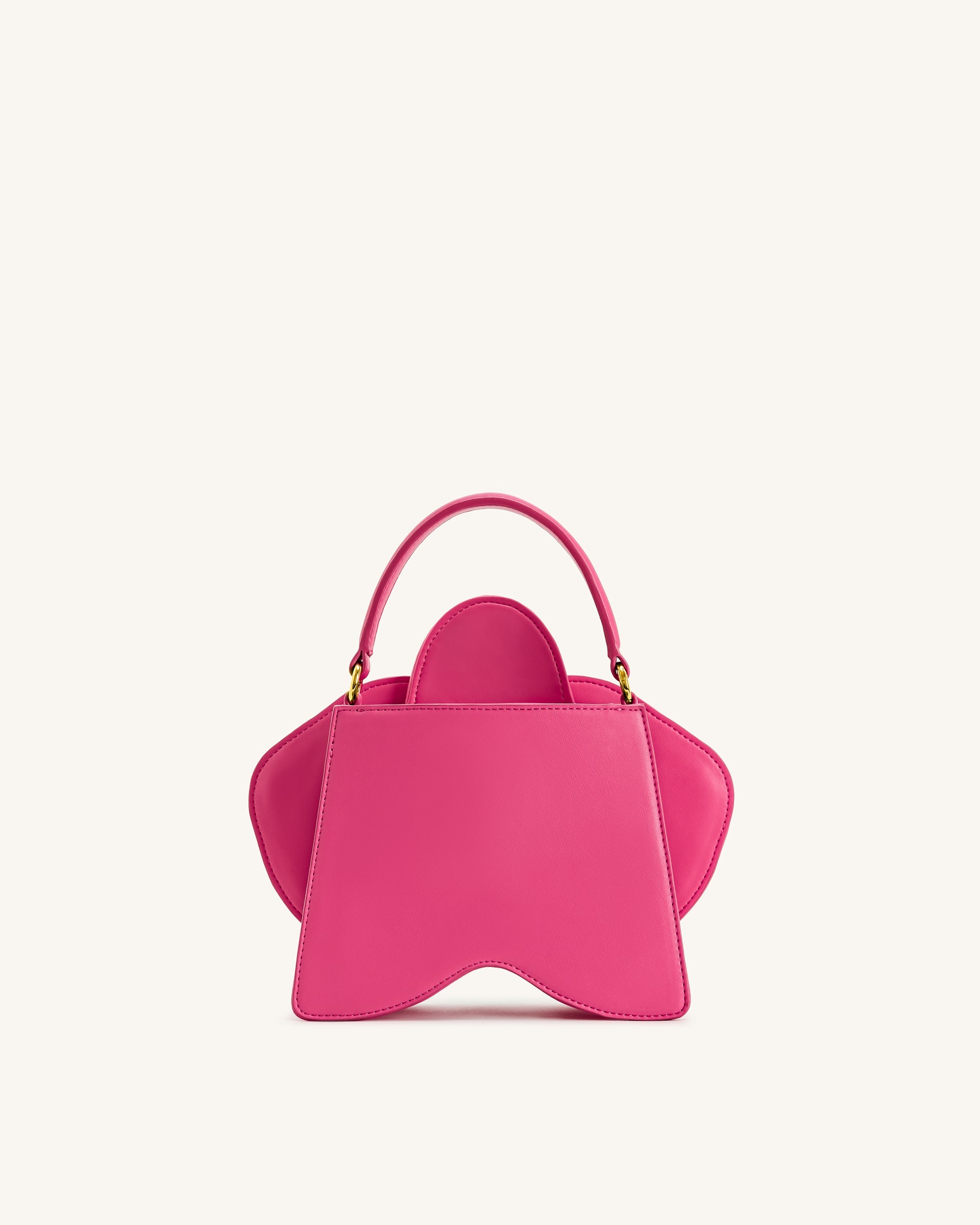 Flora Orchid Shaped Top Handle Bag - Light Green