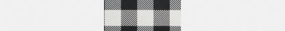 Long Zip Around Wallet With Gingham Print