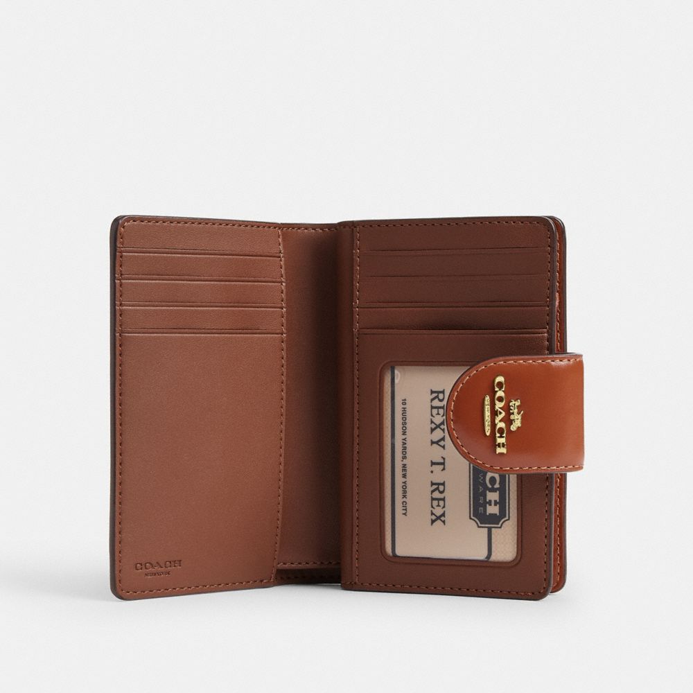 Medium Corner Zip Wallet In Loved Leather