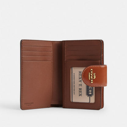 Medium Corner Zip Wallet In Loved Leather