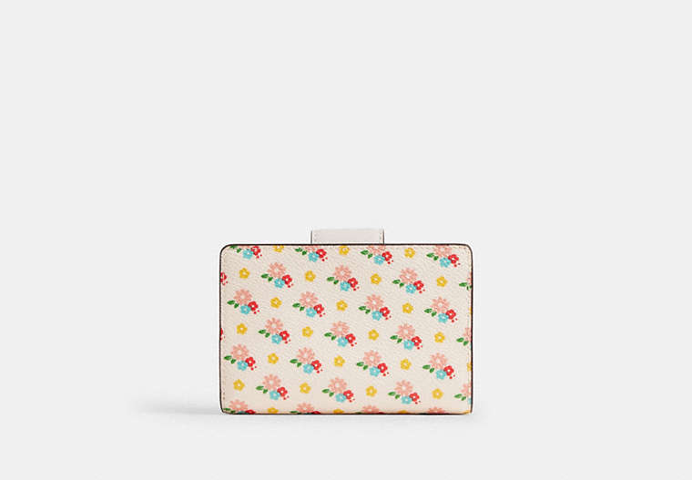 Medium Corner Zip Wallet With Floral Print