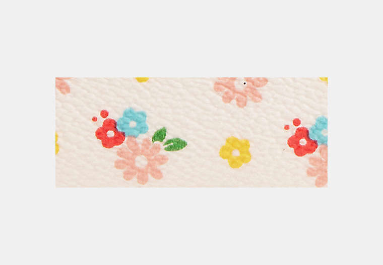 Medium Corner Zip Wallet With Floral Print