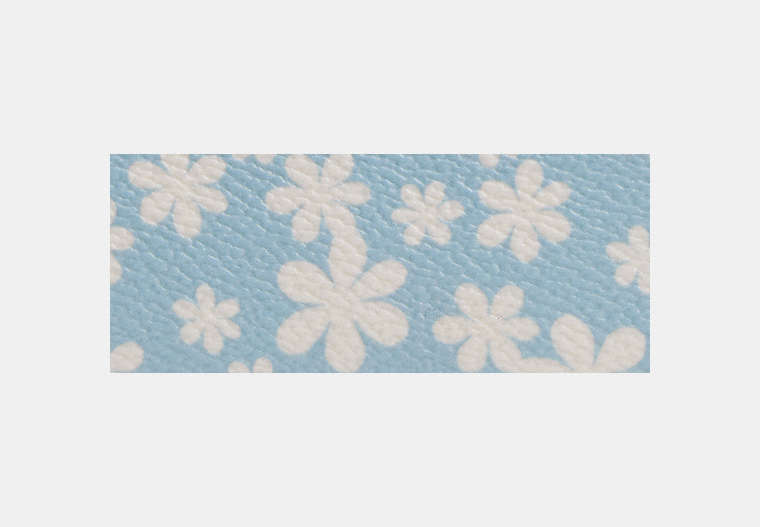 Medium Corner Zip Wallet With Floral Print