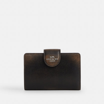 Medium Corner Zip Wallet In Loved Leather