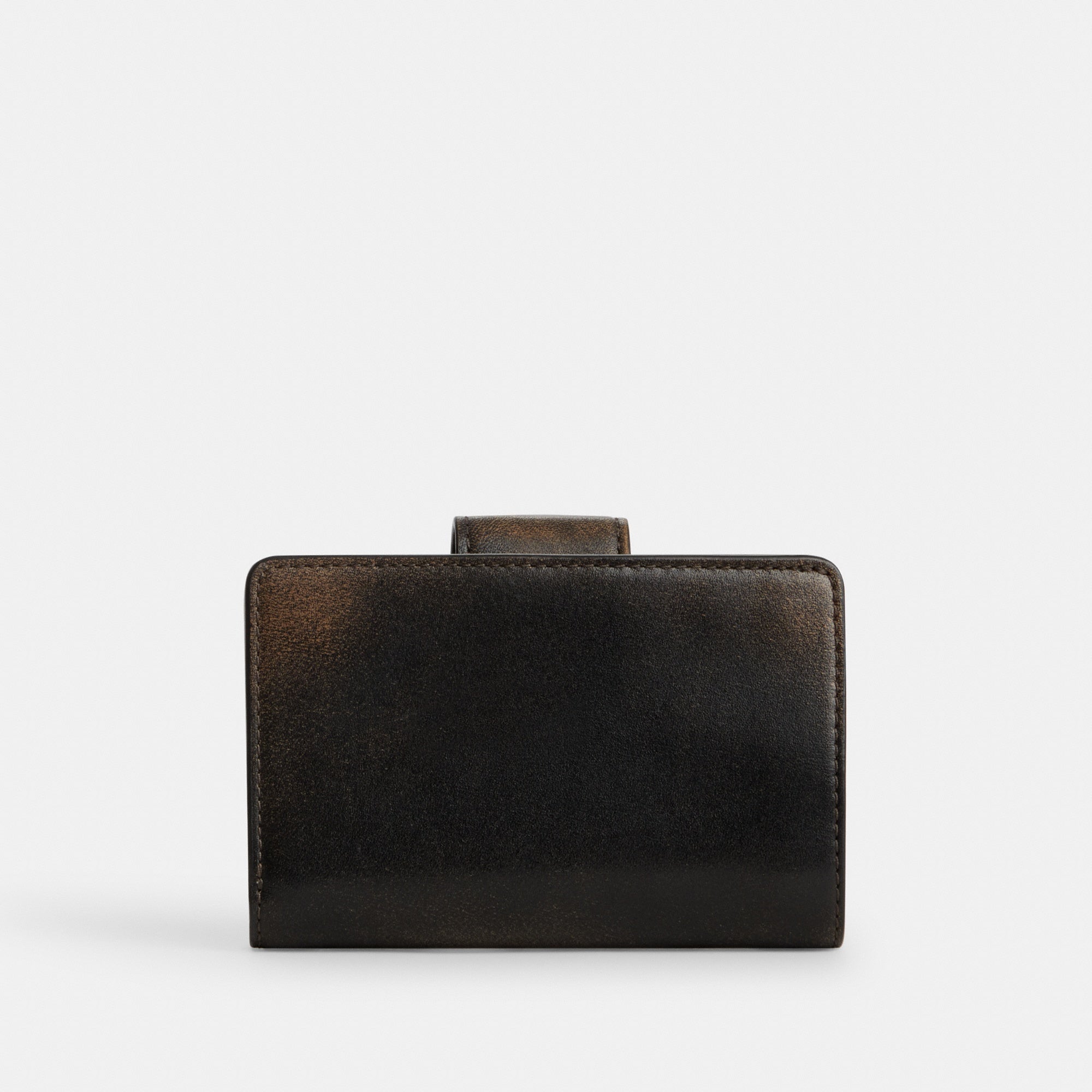 Medium Corner Zip Wallet In Loved Leather