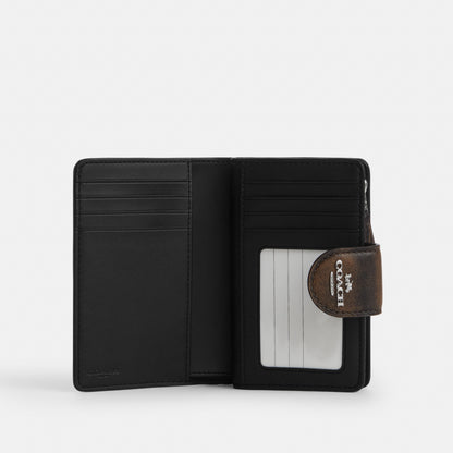 Medium Corner Zip Wallet In Loved Leather