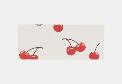Mini Skinny Id Case With Cherry Print
