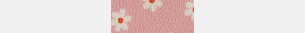 Zip Card Case With Floral Print