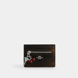 Card Case With Charms In Loved Leather
