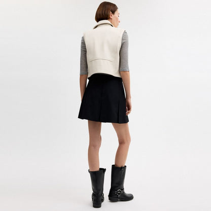 Leather Moto Vest