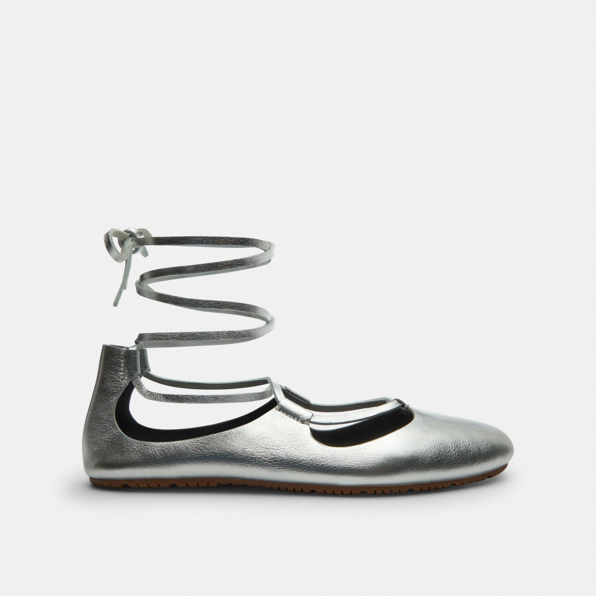 Lace-Up Soft Ballet Flat
