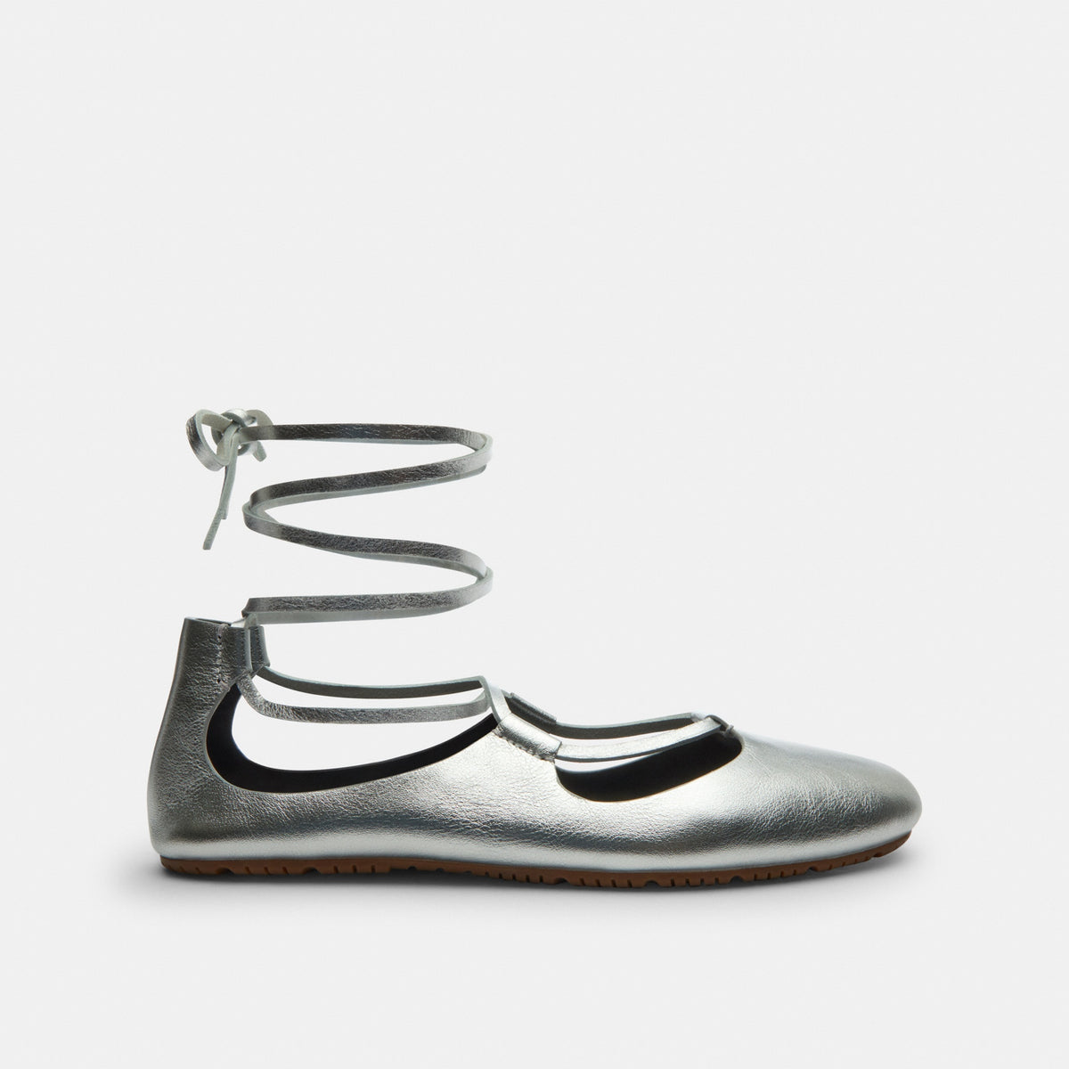 Lace-Up Soft Ballet Flat