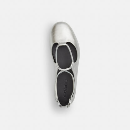 Lace-Up Soft Ballet Flat