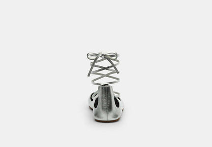 Lace-Up Soft Ballet Flat