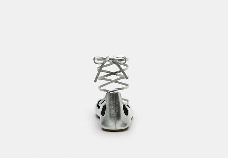 Lace-Up Soft Ballet Flat