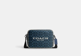 Colton Crossbody Bag 25 In Signature Canvas With Coach Graphic