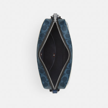 Colton Crossbody Bag 25 In Signature Canvas With Coach Graphic