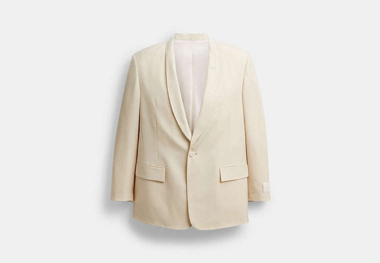 Yarn Dye Shawl Collar Blazer