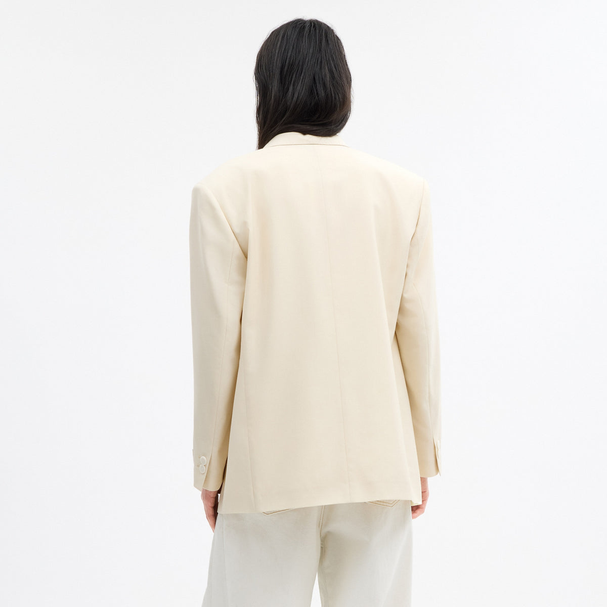 Yarn Dye Shawl Collar Blazer