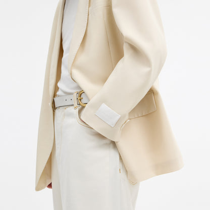 Yarn Dye Shawl Collar Blazer