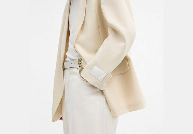 Yarn Dye Shawl Collar Blazer