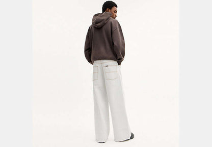 Baggy Denim Pants In Organic Cotton