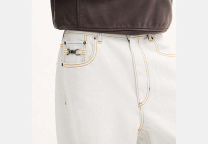 Baggy Denim Pants In Organic Cotton