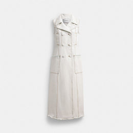 Sleeveless Denim Coat