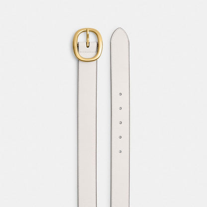 Oval Buckle Belt, 32 Mm