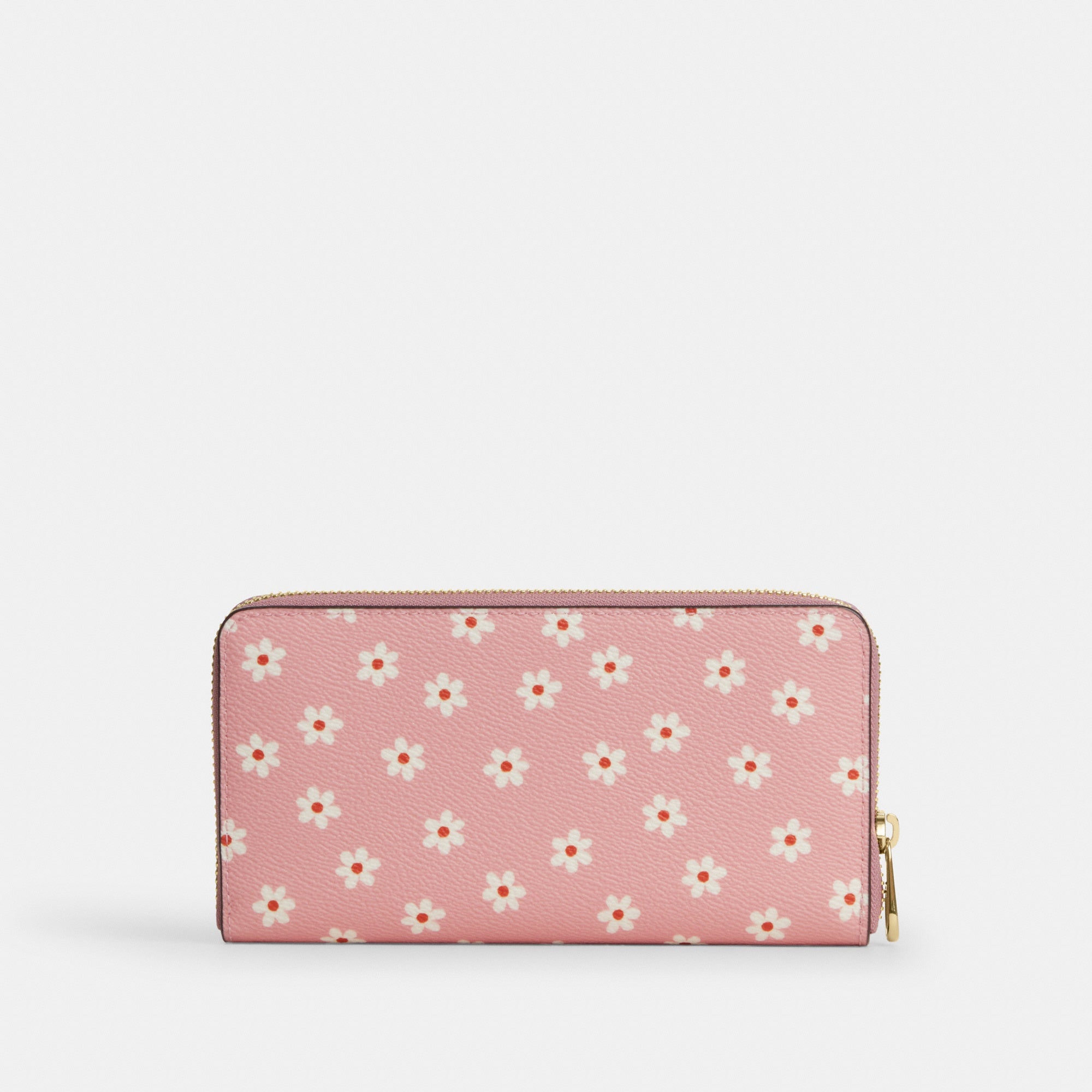 Long Zip Around Wallet With Floral Print
