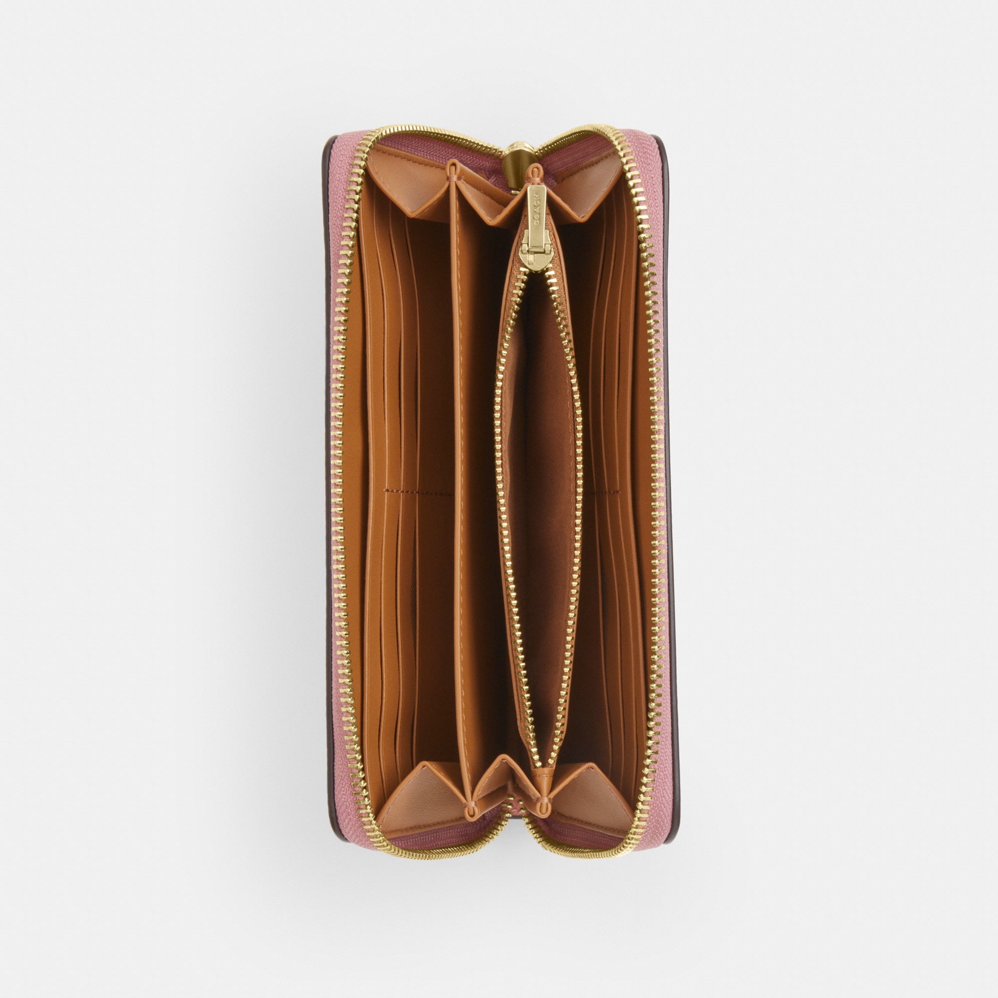 Long Zip Around Wallet With Floral Print