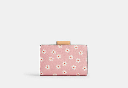 Medium Corner Zip Wallet With Floral Print
