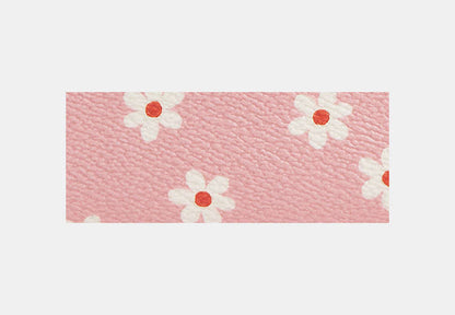 Medium Corner Zip Wallet With Floral Print