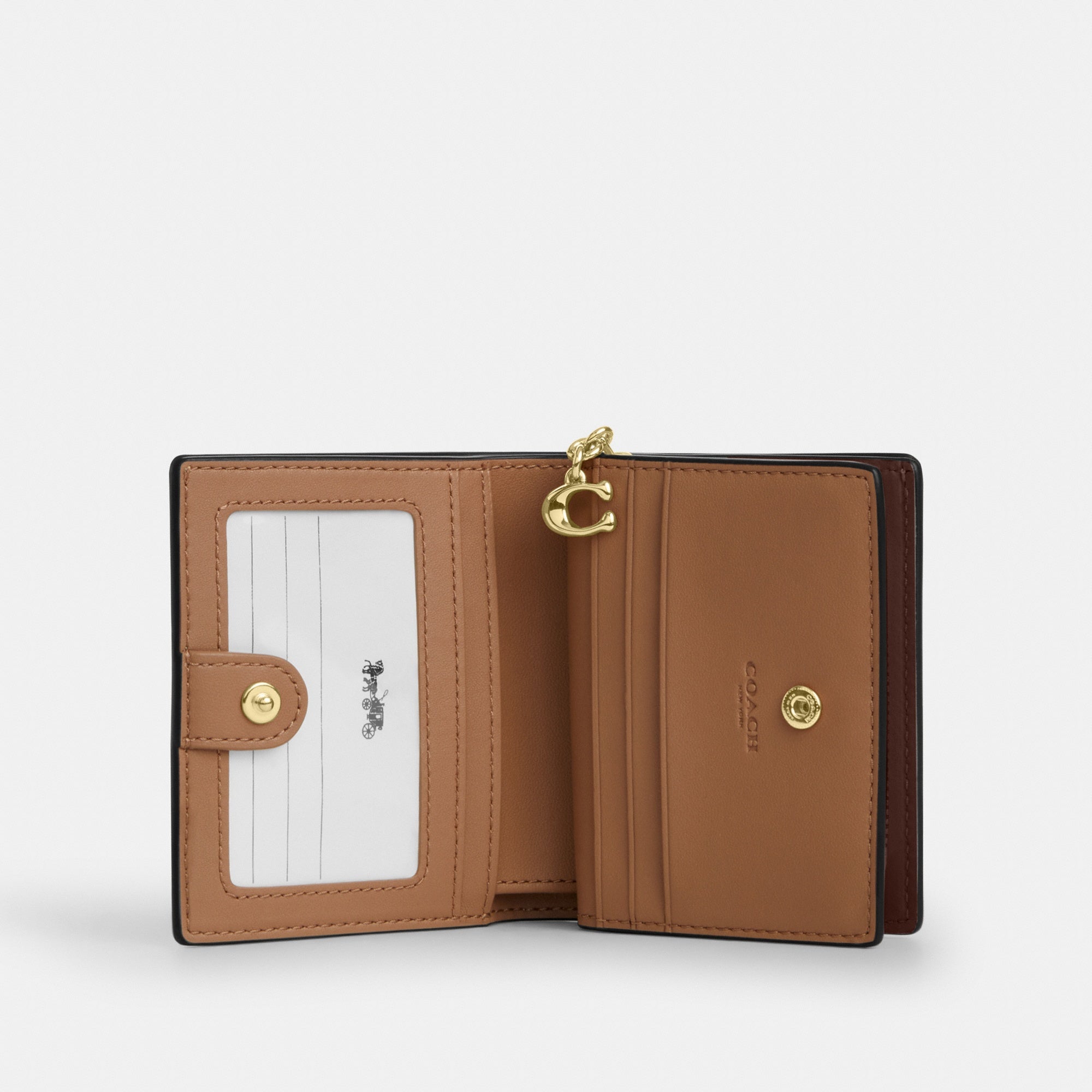 Snap Wallet With Charm