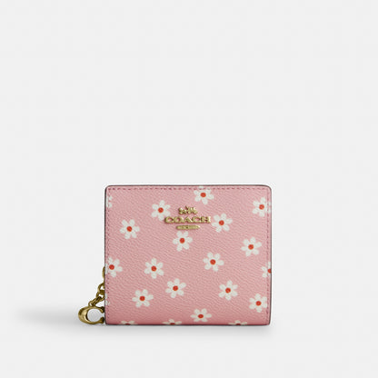 Snap Wallet In Signature Denim