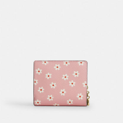 Snap Wallet In Signature Denim