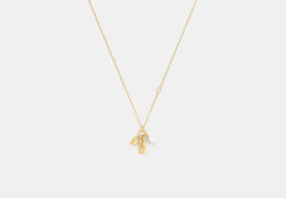 Pearl Charm Pendant Necklace