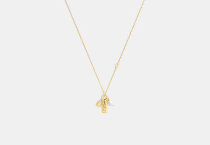 Pearl Charm Pendant Necklace