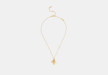 Pearl Charm Pendant Necklace