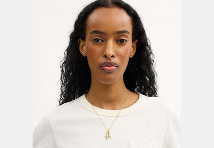 Pearl Charm Pendant Necklace