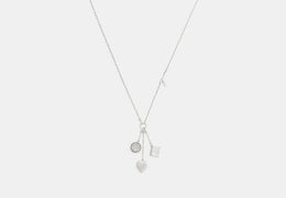 Heart And Book Long Pendant Necklace