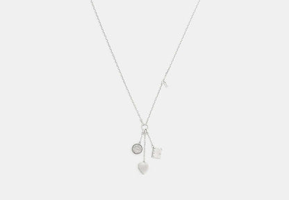 Heart And Book Long Pendant Necklace