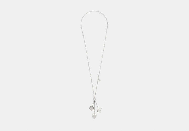 Heart And Book Long Pendant Necklace