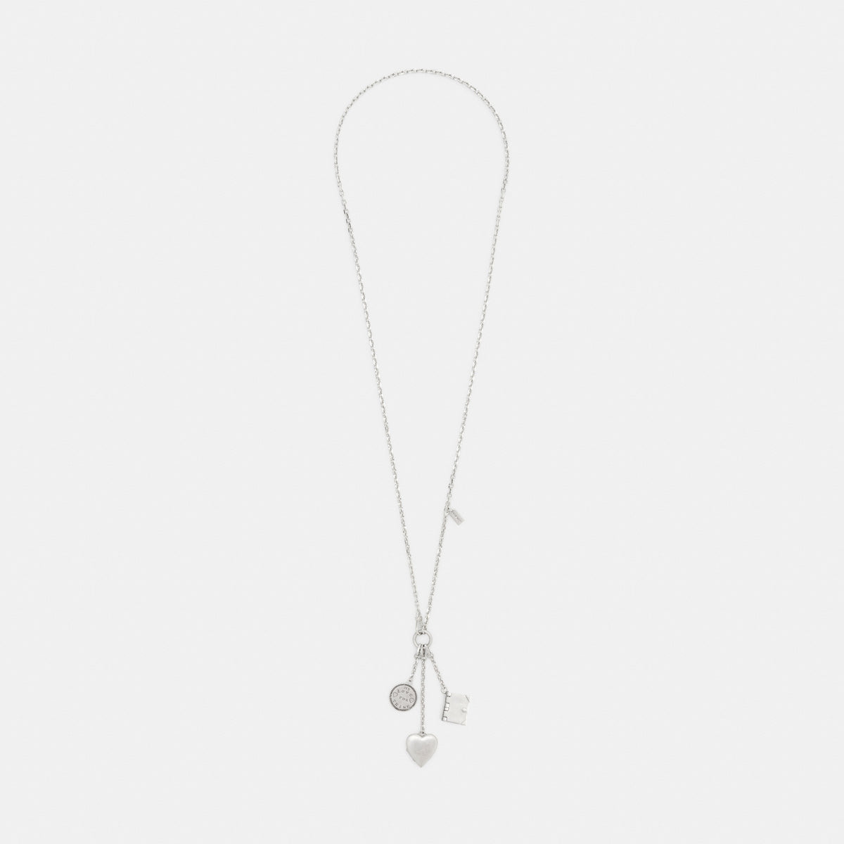 Heart And Book Long Pendant Necklace