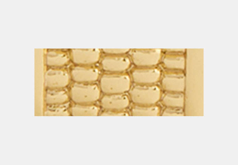 Textured Signature Small Hoop Earrings